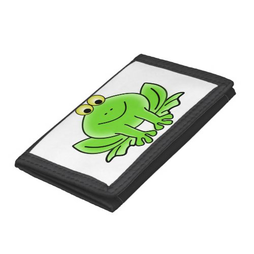 Cute Funny Frog Tri_fold Wallet