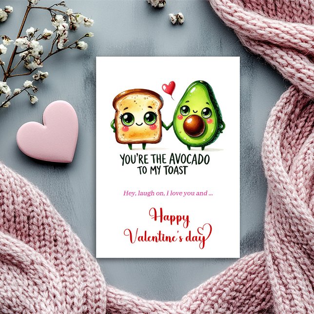 Cute Funny Fruit Valentine Humor Greeting Card (Cute Funny Fruit Valentine Humor Greeting Card)