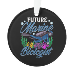 Cute & Funny Future Marine Biologist Biology Ornament