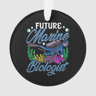 Cute & Funny Future Marine Biologist Biology Ornament