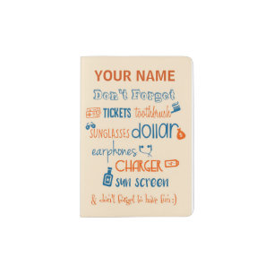 Cute Funny Gifts - Personalized Passport Cover