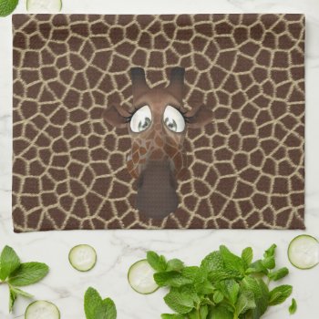 Cute Funny Giraffes Animal Fur Pattern Towel by Just_Giraffes at Zazzle