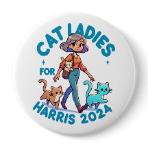 Cute Funny Girly Childless Cat Lady Kamala Harris