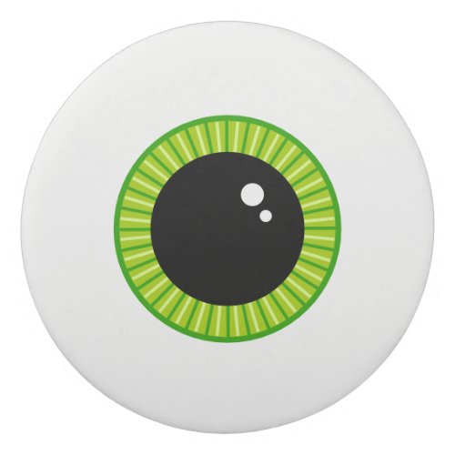 Cute Funny Green Eyeball Eraser