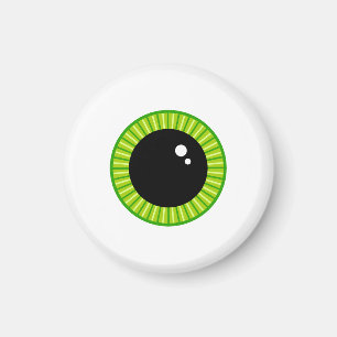 Cute Funny Green Eyeball Magnet
