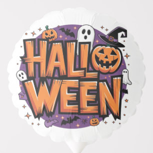 Cute funny halloween balloon