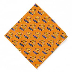 Cute Funny Halloween Candy Pattern Bandana