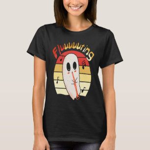 Cute & Funny Halloween Ghost Flute & Fluting  4 T-Shirt