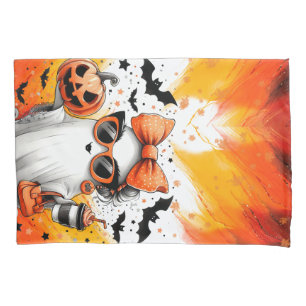 Cute Funny Halloween Ghost Pillow Case