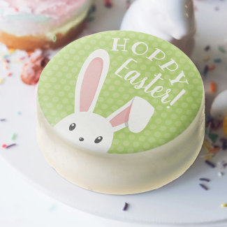Cute Funny Happy Easter Bunny Green Spring