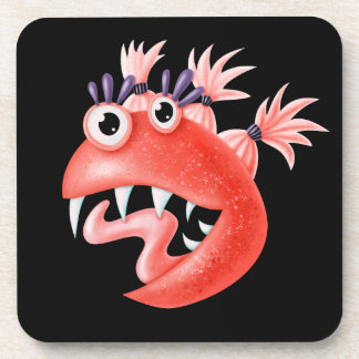 Cute Funny Hilarious Weird Monster Beverage Coaster