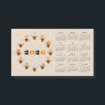 Cute Funny Honey Bee Honeycomb Calendar 2026<br><div class="desc">This nice Magnetic Calendar for the year 2026 features twelve cartoon illustrations of funny cute Honey Bees with honeycomb pattern as a background. All bees have different facial expressions: smile,  laugh,  sleepy,  angry,  etc. Great Calendar for home,  office,  and school.</div>