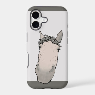Cute Funny Horse Lover Joke Supervisory Snoot iPhone 17 Case