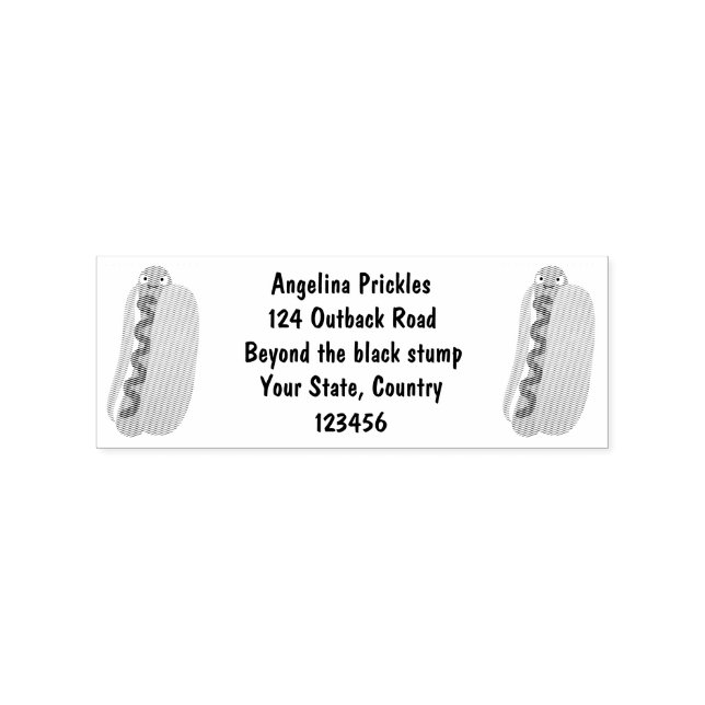 Cute funny hot dog Weiner cartoon Rubber Stamp (Imprint)