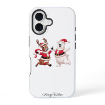 Cute Funny Humor Trendy Modern Merry Christmas