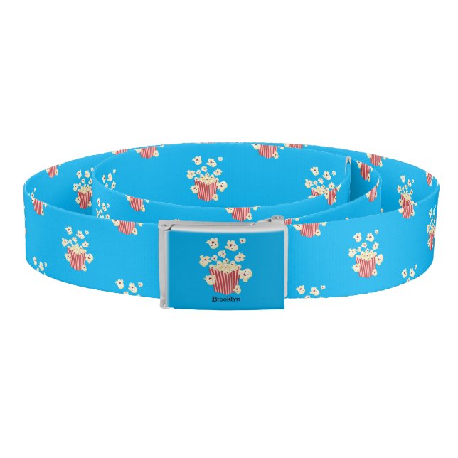 Cute funny jumping popcorn cartoon belt (Coil)