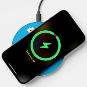 Cute funny jumping popcorn cartoon wireless charger (Phone)