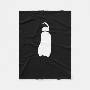 Cute Funny Just Chillin Zoo Penguin  Fleece Blanket