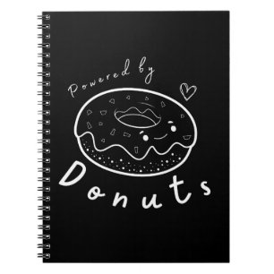 Cute Funny Kawaii Donut Quote Notebook