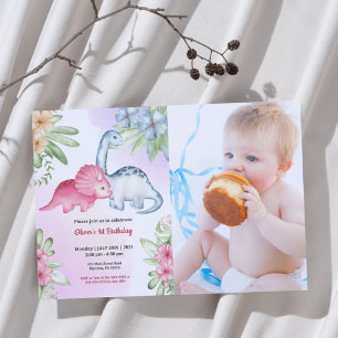 Cute Funny   Kids Photo Birthday Invitation