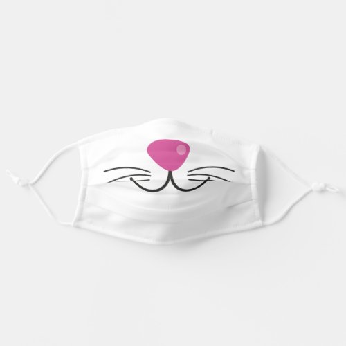 Cute Funny Kitten Animal Cat Face Adult Cloth Face Mask