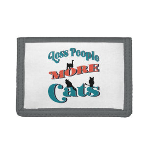 Cute Funny Kitten Cats Trifold Wallet