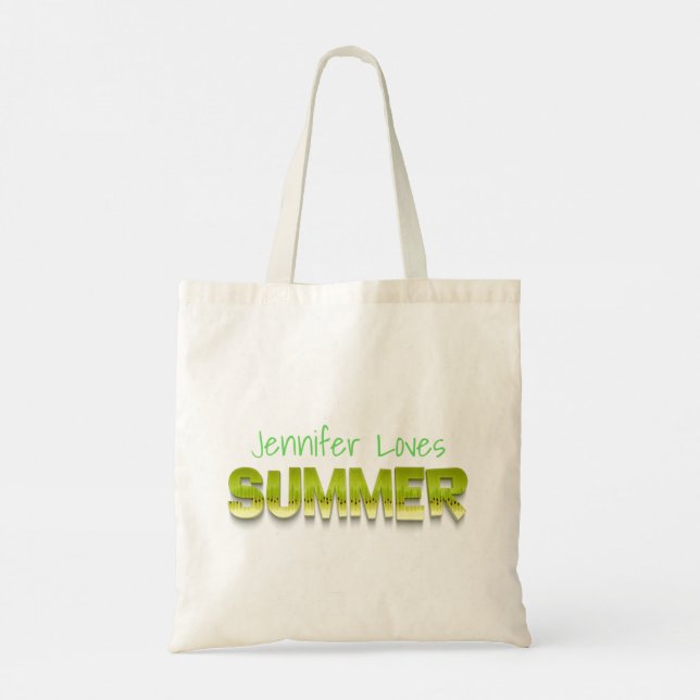 Cute funny kiwi fruit summer humor tote bag (Back)