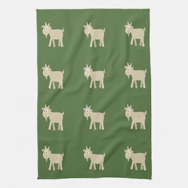Cute Funny Little Goat Towel (Vertical)