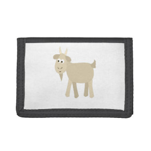 Cute Funny Little Goat Trifold Wallet