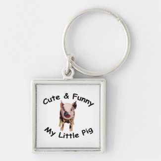 Cute Funny Little Pig 