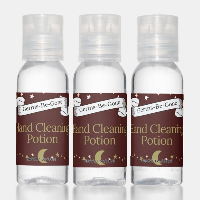 Cute Funny Magic Potion Wizard Theme Hand Sanitizer (Set)