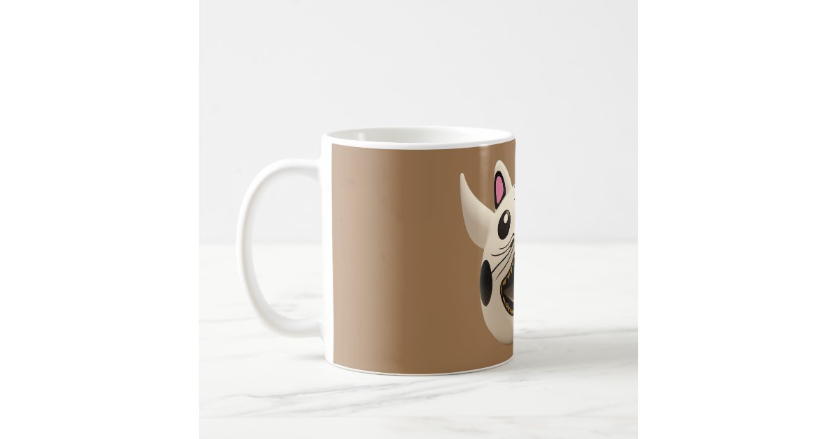 Cute Caricature Cat Espresso Cup, Zazzle