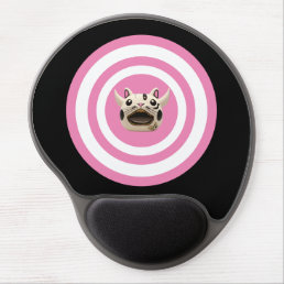 Cute funny monster cat gel mouse pad