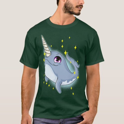 Cute Funny Narwhal Unicorn Of The Sea 2 T_Shirt