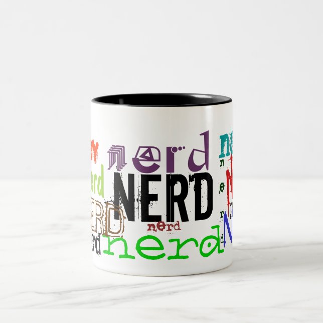 Cute & Funny "Nerd" coffee mug (Center)