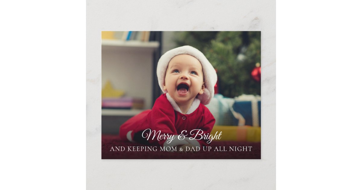 cute-funny-new-baby-photo-christmas-card-zazzle