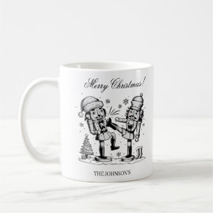 Cute funny nutcrackers Christmas personalized  Coffee Mug