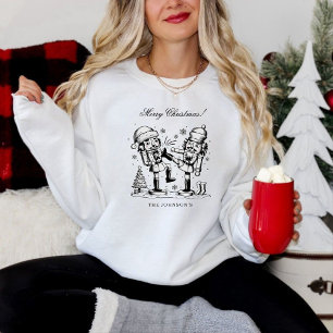 Cute funny nutcrackers Christmas personalized Sweatshirt
