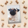 Cute Funny Paw Hum Pug Dog Pet Holiday Photo Card