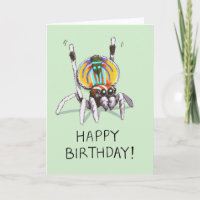 funny spider birthday