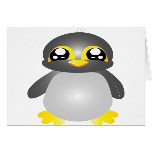 cute funny penguin animal (Front Horizontal)