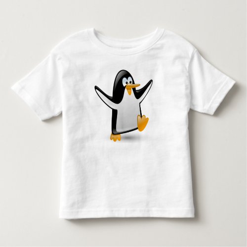 Cute Funny Penguin Toddler T_shirt