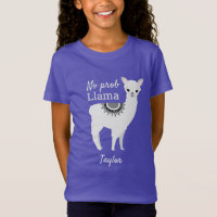 Cute Funny Personalized No Prob llama