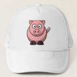 Cute Funny Pig Trucker Hat at Zazzle