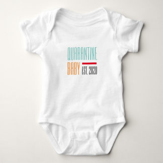 Cute & Funny Quarantine Baby 2020 Baby Bodysuit