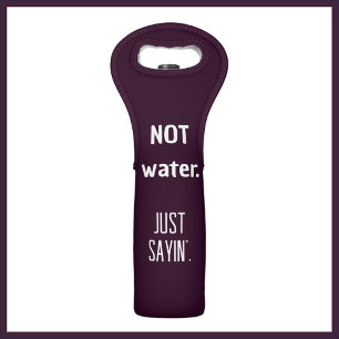 Cute Funny Red Wine Colored Wine Bag