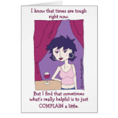 Cute Funny Red Wine Vino Cartoon Girl (Front)