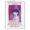 Cute Funny Red Wine Vino Cartoon Girl
