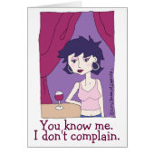 Cute Funny Red Wine Vino Cartoon Girl (Front)