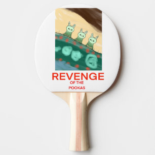 Cute Funny Revenge of the Pookas Hobgoblin Ping Pong Paddle